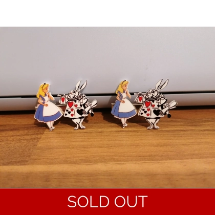 Disney Alice In Wonderland Hair Clip Set